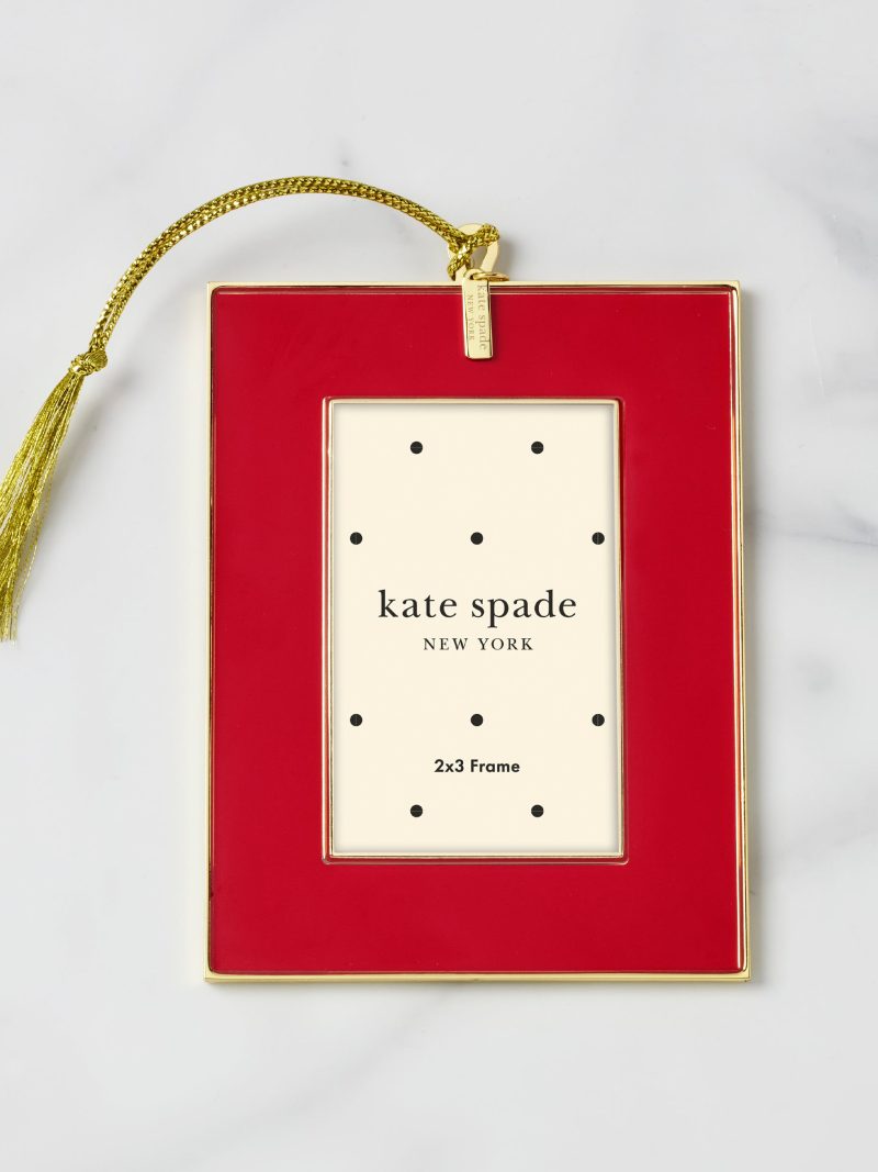 Be Jolly Mini Frame Ornament - Red