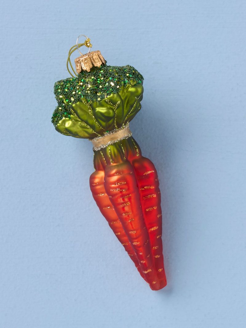 Blown Glass Carrot Ornament